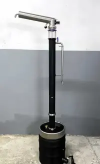Destylator Aabratek OVM   fi 76mm   3xSMS/Tri-Clamp  Super Jakość 2l/h   Ostatnie sztuki w obecnej cenie!!! — ujęcie 4