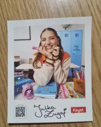 Julia Żugaj karnet z podpisem 5 szt karta kolekcjonerska — ujęcie 3