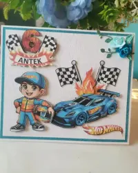 Kartka 6 urodziny - Hol Wheels — ujęcie 4