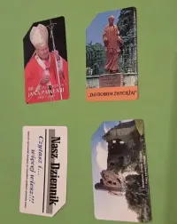 Karty telefoniczne 4 sztuki — ujęcie 2