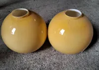klosz do żyrandola prl retro vintage komplet 2 szt — ujęcie 4