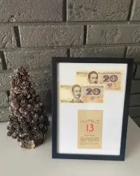 Oryginalna kartka z kalendarza 1971 - 2026 r.Prezent Rocznica Pamiątka — ujęcie 4