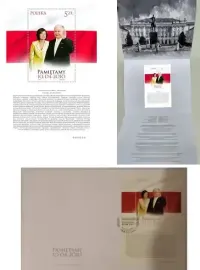 Pamiętamy 10.04.2010- Bloczek -FDC-Folder — ujęcie 2