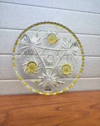 Patera szkło kryształowe - vintage - design - U — ujęcie 5