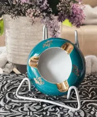 Popielniczka Ćmielów piękna stara porcelana — ujęcie 5