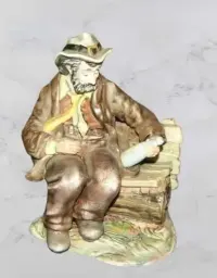 Porcelanowa duża figurka wytwórnia francuska C&M — ujęcie 4