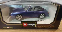 Porsche 911 Carrera Cabriolet 1994 Bburago  1/18 — ujęcie 5
