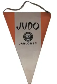 Proporczyk Judo Liaz Jablonec Czechosłowacja — ujęcie 2