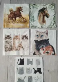 Serwetki decoupage - zwierzęta - 10 elementów — ujęcie 4
