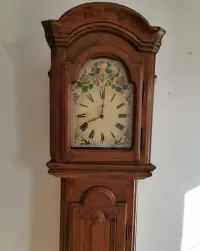Zegar podłogowy Horloge debout-Longcase  1840/1860 r. Bretania — ujęcie 3