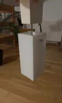 lampa sufitowa 3 sztuki, mleczne szkło — ujęcie 2