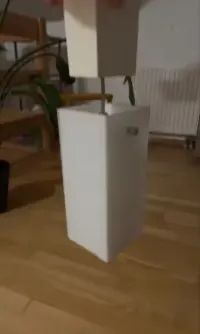 lampa sufitowa 3 sztuki, mleczne szkło — ujęcie 2