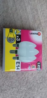 LEXMAN E14 LED żarówki zestaw 3 sztuk, komplet nowy — ujęcie 5
