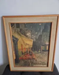 Obraz Taras kawiarni w nocy — ujęcie 3
