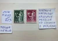2szt. znaczki pełna seria Mi622 Niemcy 1936r. Rzesza KONGRES Reich — ujęcie 5