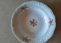 5 białych porcelanowych głębokich talerzy Wałbrzych, 21 cm, jak nowe — ujęcie 5