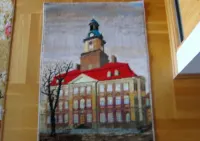 Duży Wełniany Kilim PRL Swarzędz — ujęcie 2
