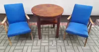 Fotele plus stolik kawowy Prl — ujęcie 5
