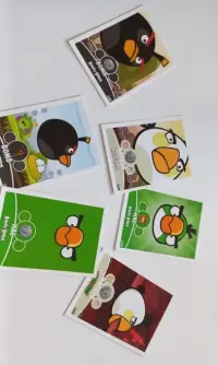 Karty kolekcjonerskie Angry birds 6 szt — ujęcie 2