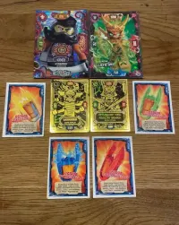 Karty ninjago 2 złote edycje 2 XXL i 4 ostrza czasu — ujęcie 3