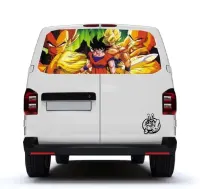 Naklejka folia Dragon Ball transporter multivan t5 t6 caravelle vivaro trafic ducato movano master bus vw opel renault — ujęcie 2