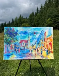 Obraz akryl Štefan Galvánek Kraków ul Grodzka — ujęcie 2