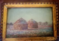 Obraz Michał Gorskin-Wywiórski Stogi Siana Monet Impresjonizm XIX — ujęcie 5