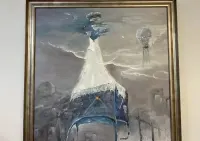 Obraz olejny „Przemijanie – część VII” Marek Nowak 55×55 cm — ujęcie 2
