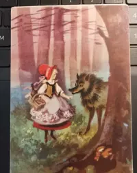 pocztówka z ilustracją do bajki 1968r. — ujęcie 3