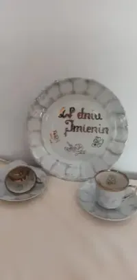 Porcelana Wałbrzych grawer, PRL — ujęcie 5