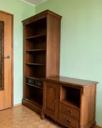 Sekretarzyk i regal lite drewno rzezbione retro / antyki — ujęcie 4