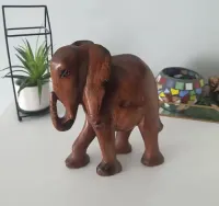 Słoń słonik figurka drewniana Tajlandia NOWA — ujęcie 4