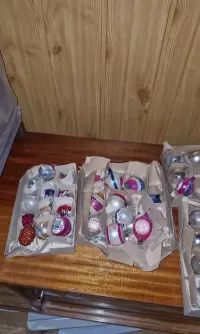 Stare bombki prl/ bombki choinkowe prl — ujęcie 4