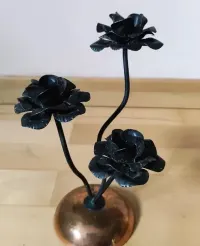 Świecznik róże, wysokość 24 cm — ujęcie 5