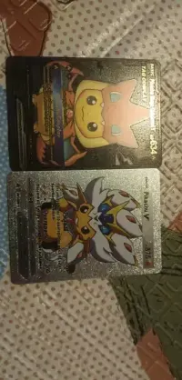 Zestaw 2 kart pokemonzłota i srebrna — ujęcie 2