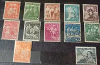 Znaczki polskie 12 szt. Poczta Polska 1938 Fi 322 320 319 — ujęcie 2