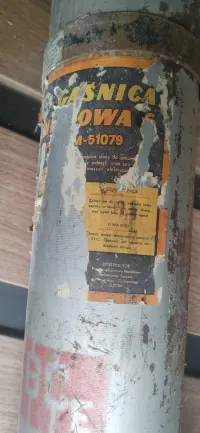 Gaśnica śniegowa PRL butla gazowa prl Wrocław Stare Miasto — ujęcie 5