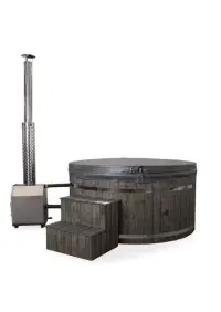 BALIA OGRODOWA PREMIUM 2m Jakuzzi 6-8os, piec zewnetrzny, producent spa led hydromasaż — ujęcie 4