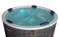 BALIA OGRODOWA PREMIUM 2m Jakuzzi 6-8os, piec zewnetrzny, producent spa led hydromasaż — ujęcie 5
