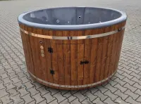 BALIA OGRODOWA premium 2m, Jakuzzi, ruska bania, sauna, Producent spa, hydromasaż led — ujęcie 4
