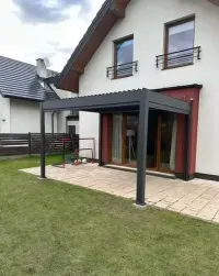 Pergola aluminiona KOTOBA | lamelowa | LED | RATY 10/20x 0% | wymiary do wyboru | MONTAŻ I TRANSPORT W CENIE — ujęcie 2
