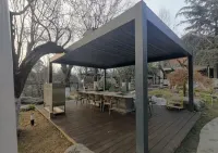 Pergola aluminiona KOTOBA | lamelowa | LED | RATY 10/20x 0% | wymiary do wyboru | MONTAŻ I TRANSPORT W CENIE — ujęcie 4
