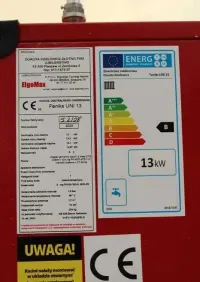KOCIOŁ Węgiel 13 kW. Klasa 5 Piece KOTŁY Drewno Chrust Zasypowy — ujęcie 5