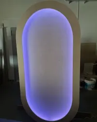 Ścianka owalna led, jajo led — ujęcie 3