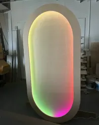 Ścianka owalna led, jajo led — ujęcie 4