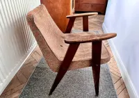 FOTEL CHIEROWSKI 366 kultowy model PRL do renowacji — ujęcie 2