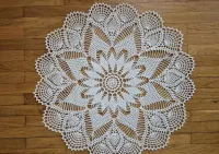 Handmade - serweta szydełkowanie 60 cm — ujęcie 5