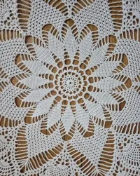 Handmade - serweta szydełkowanie 60 cm — ujęcie 2