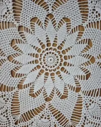 Handmade - serweta szydełkowanie 60 cm — ujęcie 2