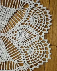 Handmade - serweta szydełkowanie 60 cm — ujęcie 3